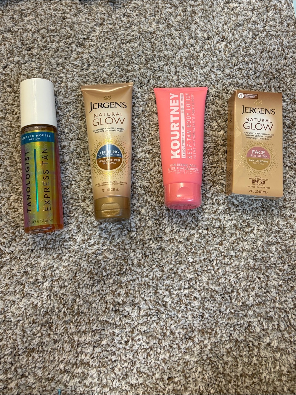 New With Tags Tanning Bundle- Jergens, Tanologist, and Kourtney